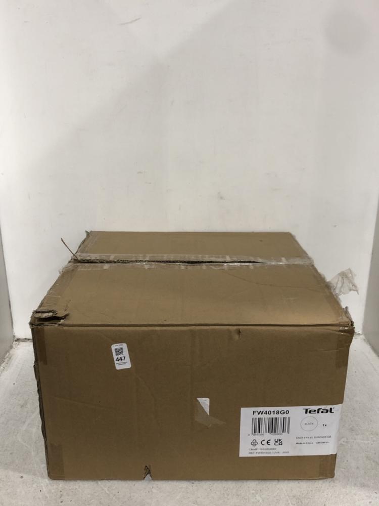 Lot 447  
            Chesterfield SR45 - Parcel Delivery Only 

                
TEFAL EASY FRY XL SURFACE AIR FRYER (LOCATION: H6)