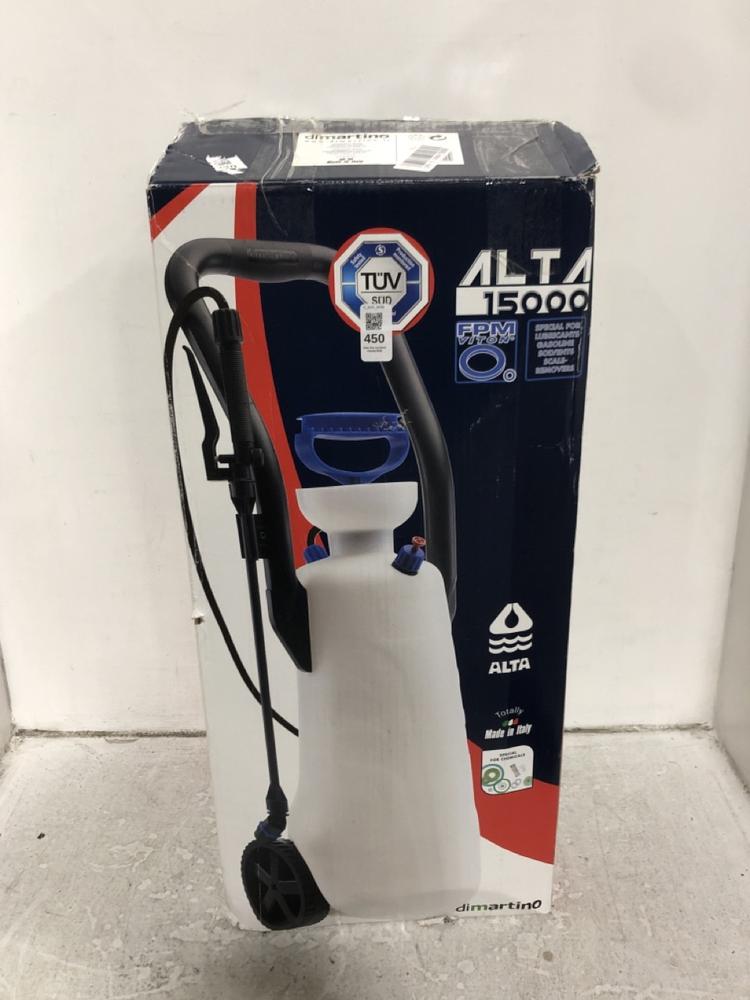 Lot 450  
            Chesterfield SR45 - Parcel Delivery Only 

                
DIMARTINO ALTA 15000 (LOCATION: H6)