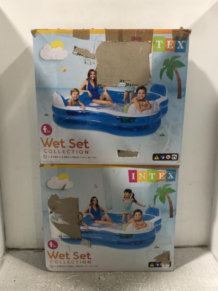 Lot 465  
            Chesterfield SR45 - Parcel Delivery Only 

                
2X INTEX WET SET COLLECTION (LOCATION: H7)