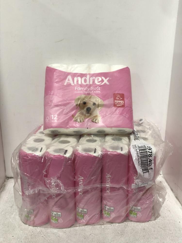 Lot 485  
            Chesterfield SR45 - Parcel Delivery Only 

                
ANDREX GET COMFORTABLE TOILET TISSUES MULTIPACK (LOCATION: H8)