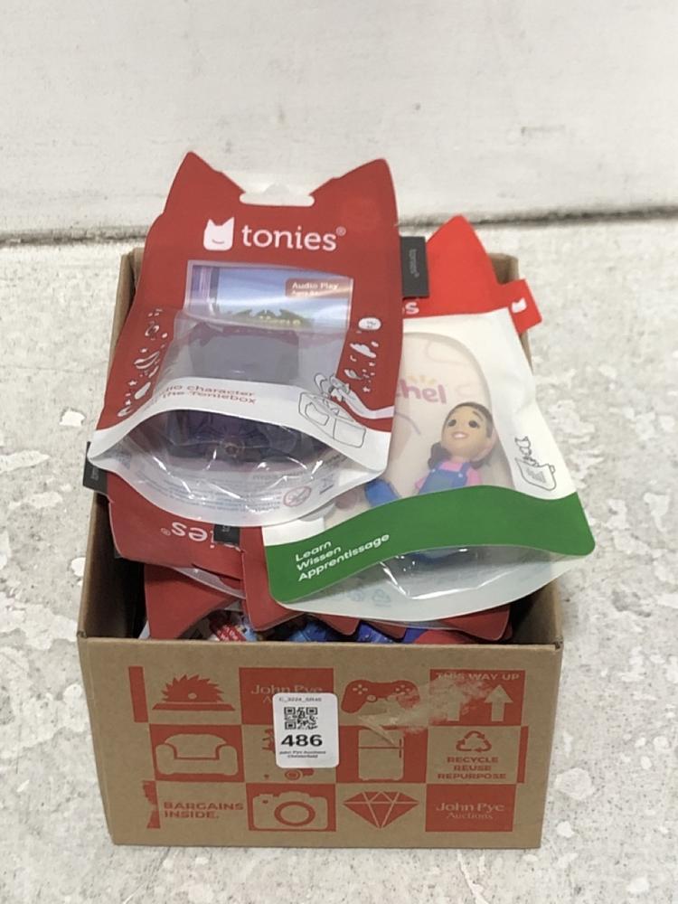 Lot 486  
            Chesterfield SR45 - Parcel Delivery Only 

                
8X ASSORTED TONY'S STORIES TO INCLUDE TONY'S HOTWHEELS AUDIO PLAY (LOCATION: H8)