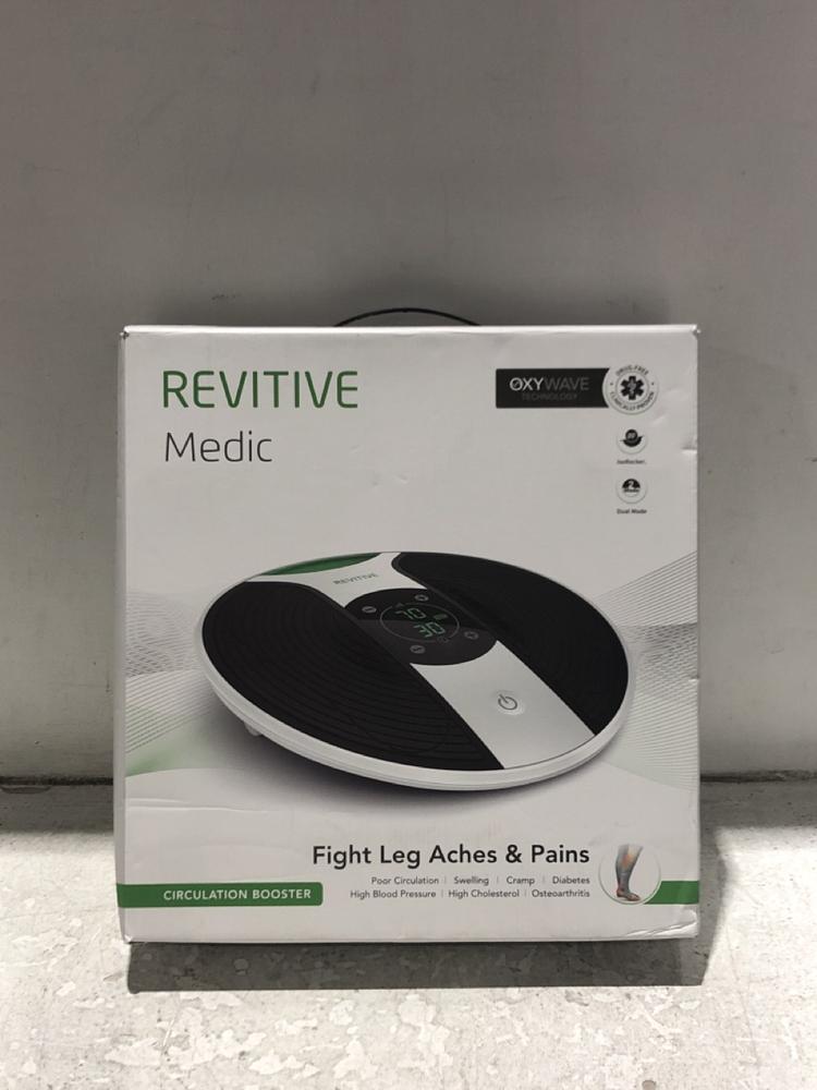 Lot 50  
            Chesterfield SR45 - Parcel Delivery Only 

                
REVITIVE MEDIC CIRCULATION BOOSTER ORIGINAL RRP £299 (LOCATION: L15)