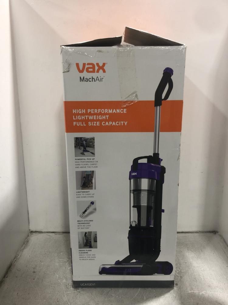 Lot 526  
            Chesterfield SR45 - Parcel Delivery Only 

                
VAX MACH AIR VACUUM CLEANER (LOCATION: H9)