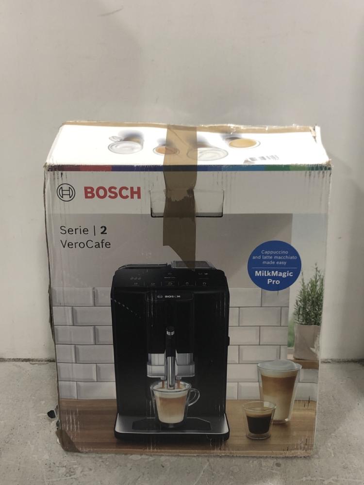 Lot 529  
            Chesterfield SR45 - Parcel Delivery Only 

                
BOSCH SERIE 2 VEROCAFE BLACK COFFEE MACHINE (LOCATION: H9)