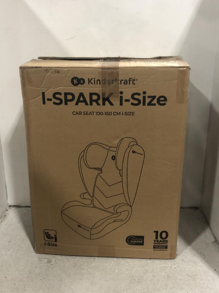 Lot 550  
            Chesterfield SR45 - Parcel Delivery Only 

                
KINDERKRAFT I-SPARK I-SIZE CAR SEAT 100-150 CM (LOCATION: H10)