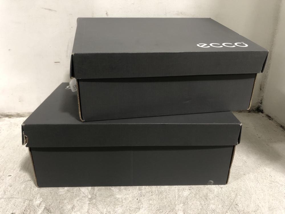 Lot 562  
            Chesterfield SR45 - Parcel Delivery Only 

                
ECCO BELLA BLACK UK SIZE 5.5 TO INCLUDE ECCO BIOM 2.1 X COUNTRY UK SIZE 10 (LOCAT...