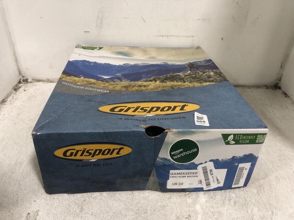 Lot 569  
            Chesterfield SR45 - Parcel Delivery Only 

                
GRISPORT GAMEKEEPER BOOTS CMG740BR BROWN UK SIZE 10 (LOCATION: I1)