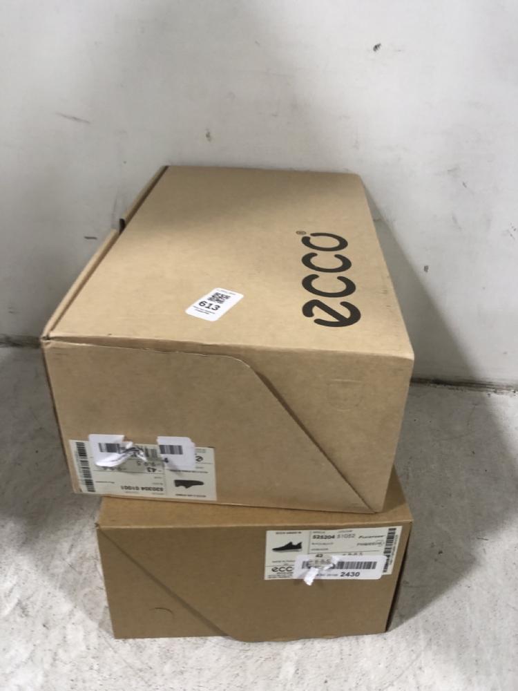 Lot 613  
            Chesterfield SR45 - Parcel Delivery Only 

                
ECCO S LITE HYBRID BLACK UK 9/9.5 TO INCLUDE ECCO GRUUV M UK SIZE 8/8.5 (LOCATION...