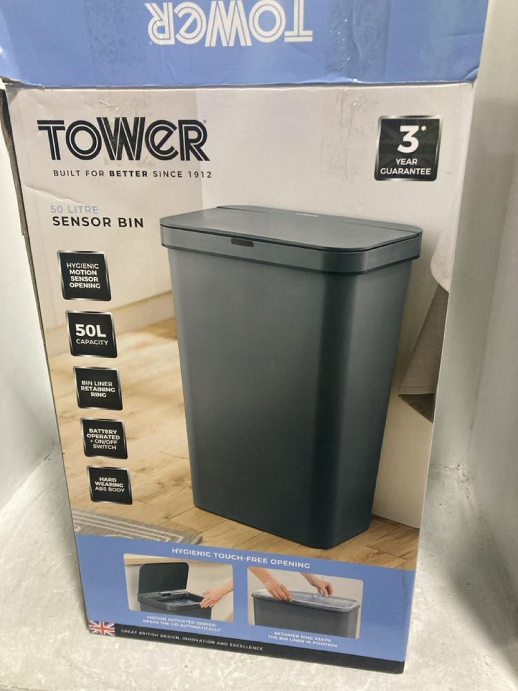 Lot 649  
            Chesterfield SR45 - Parcel Delivery Only 

                
TOWER 50 LITRE SENSOR BIN (LOCATION: I3)