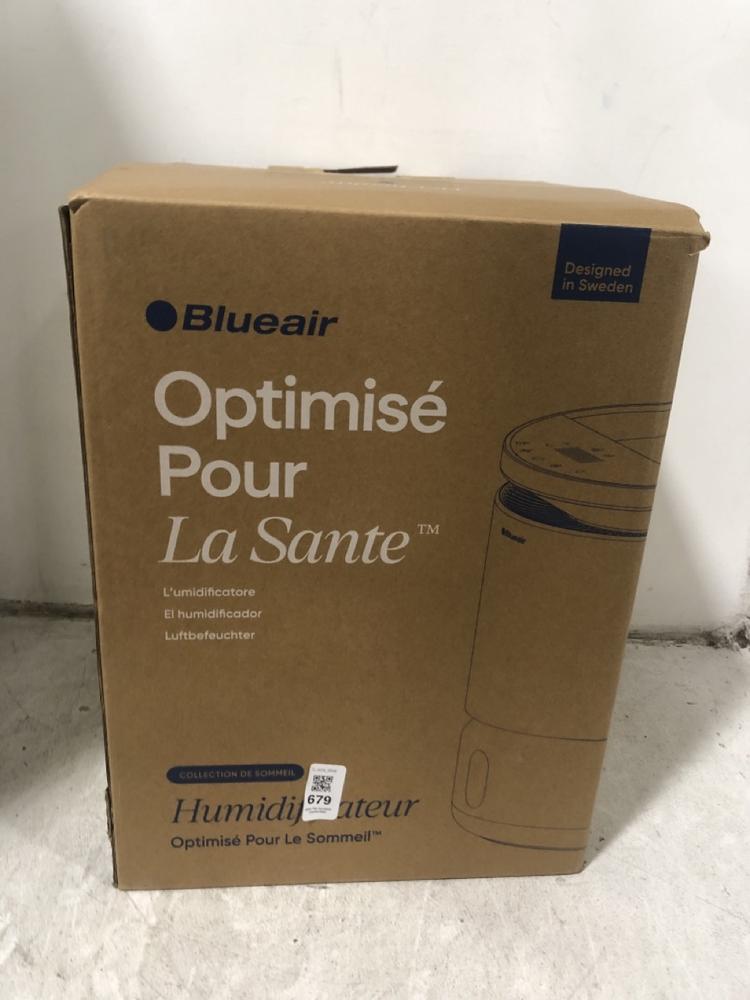 Lot 679  
            Chesterfield SR45 - Parcel Delivery Only 

                
BLUE AIR OPTIMIZED FOR HEALTH HUMIDIFIER SLEEP COLLECTION (LOCATION: I5)