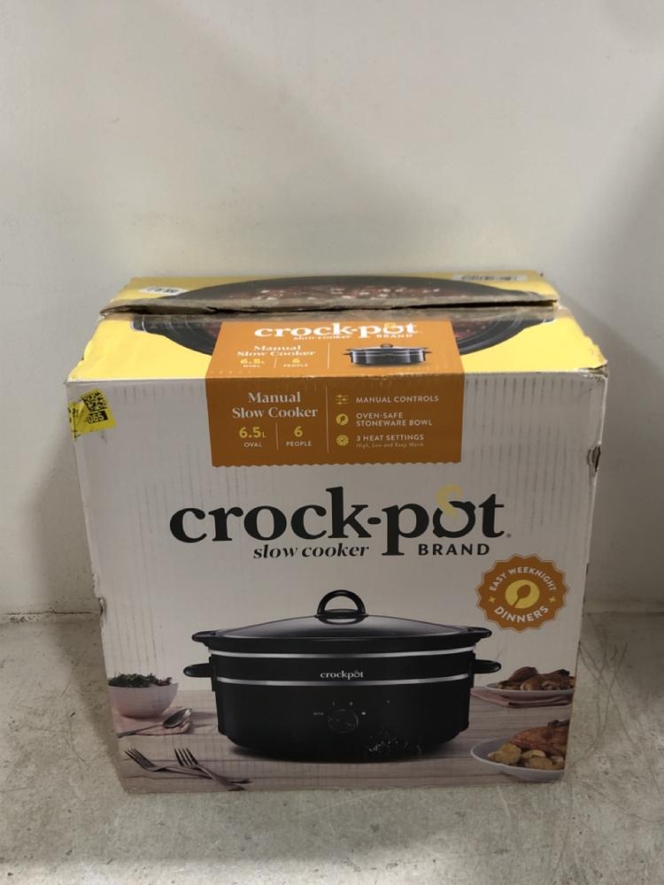 Lot 89  
            Chesterfield SR45 - Parcel Delivery Only 

                
CROCK POT SLOW COOKER 6.5L (LOCATION: G1)