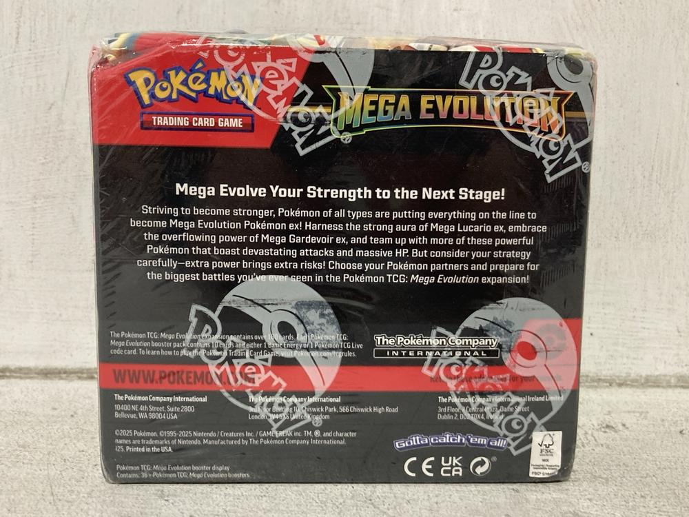 Lot 1016  
            Chesterfield SR44 - Parcel Delivery Only 

                
POKEMON MEGA EVOLUTION TRADING CARD GAME - ORIGINAL RRP £155 (LOCATION: J4) - Image 2