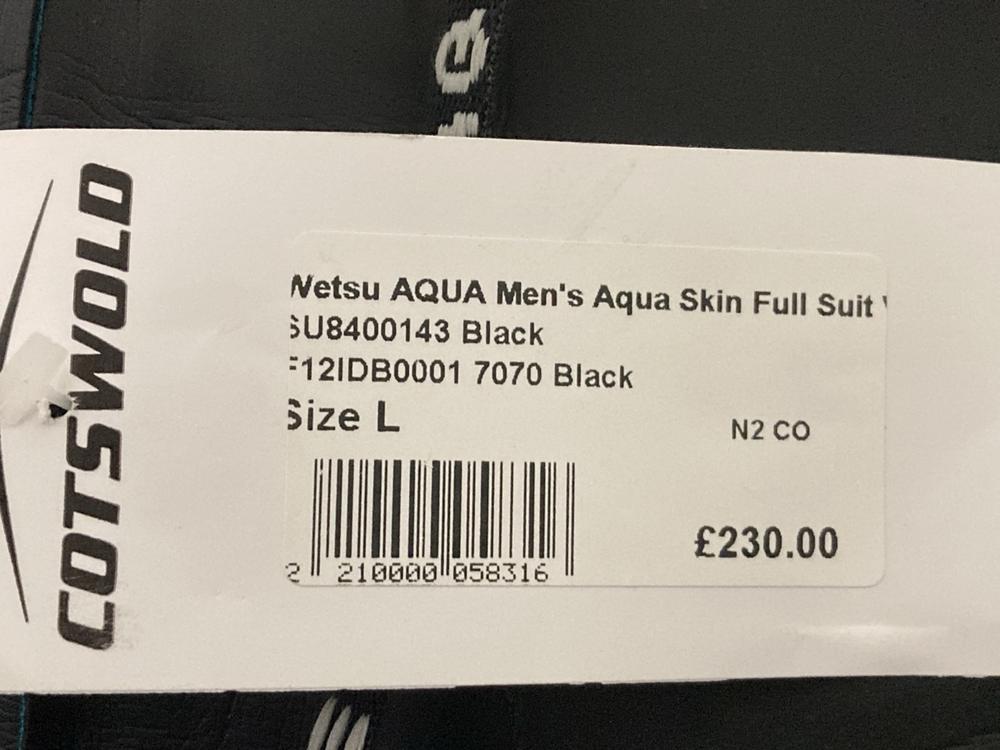 Lot 1025  
            Chesterfield SR44 - Parcel Delivery Only 

                
4 X ASSORTED WETSUITS TO INCLUDE WETSUIT IN BLACK SIZE L - ORIGINAL RRP £230 (LOC... - Image 4