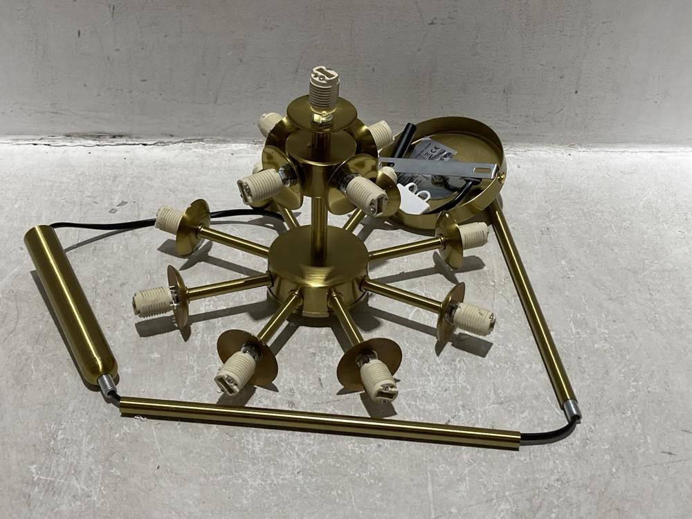 Lot 138  
            Chesterfield SR44 - Parcel Delivery Only 

                
BELIAN BIRRIE CEILING LIGHT GOLDEN - ITEM NO. 26200 (LOCATION: L11)