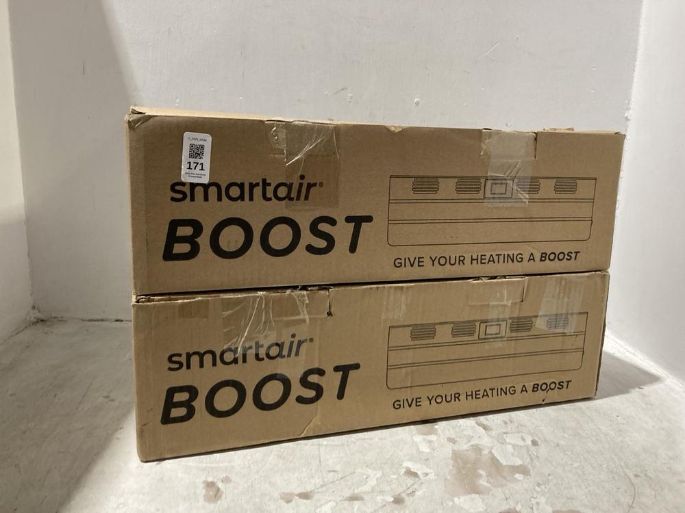 Lot 171  
            Chesterfield SR44 - Parcel Delivery Only 

                
2 X SMART AIR HEATING BOOSTERS (LOCATION: L13)