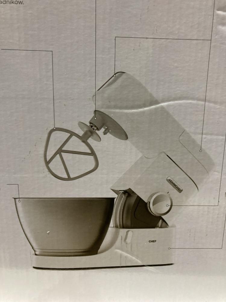 Lot 188  
            Chesterfield SR44 - Parcel Delivery Only 

                
KENWOOD CHEF KITCHEN MACHINE MIXER - MODEL NO. KVC3100W - ORIGINAL RRP £287 (LOCA... - Image 3