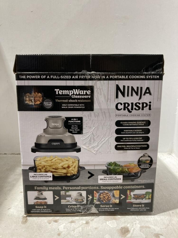 Lot 199  
            Chesterfield SR44 - Parcel Delivery Only 

                
NINJA CRISPI 4 IN 1 PORTABLE COOKER (LOCATION: L14)