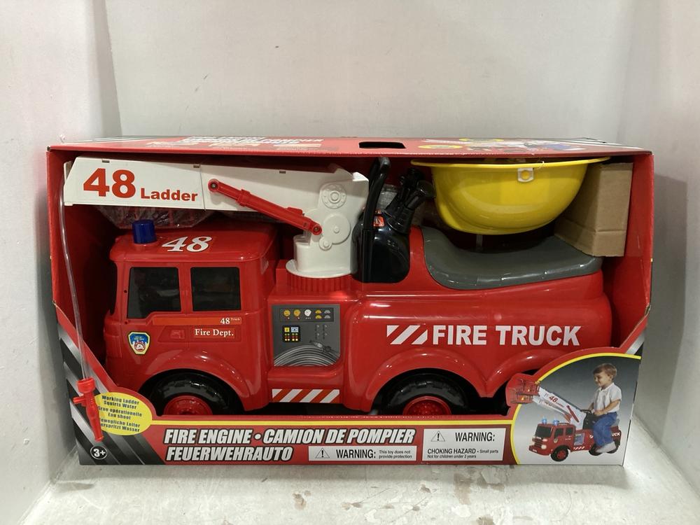 Lot 202  
            Chesterfield SR44 - Parcel Delivery Only 

                
FIRE ENGINE KIDS TOY (LOCATION: G1)