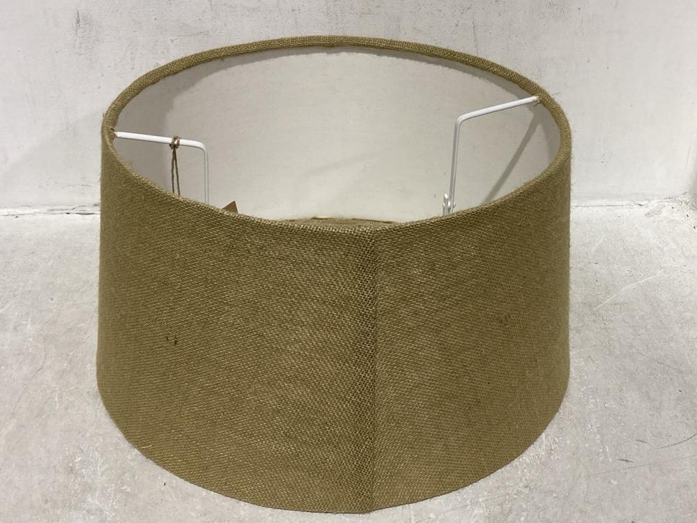 Lot 23  
            Chesterfield SR44 - Parcel Delivery Only 

                
2X NKUKU DIA JUTE LAMPSHADE - NATURAL - LARGE 21.5 X 35/40.5CM (DIA) - ITEM NO. D...