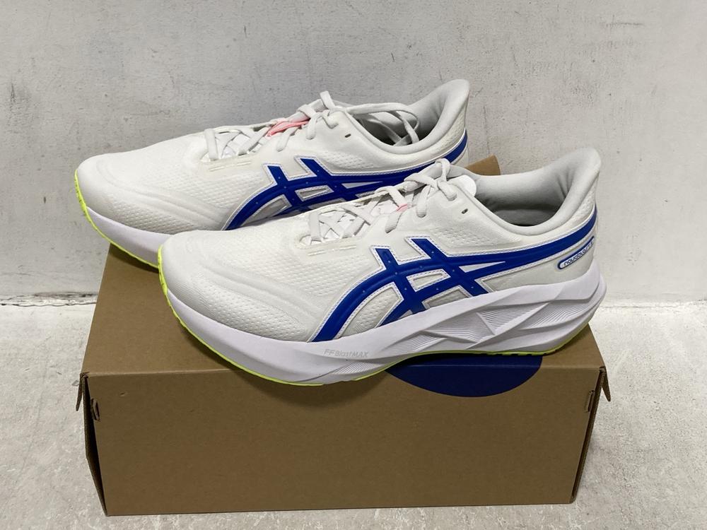 Lot 279  
            Chesterfield SR44 - Parcel Delivery Only 

                
ASICS NOVABLAST 5 ATC IN WHITE/TUNA BLUE SIZE 10 (LOCATION: G3)