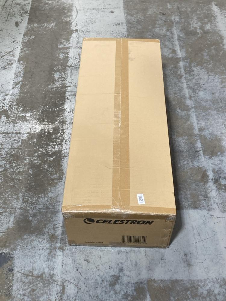 Lot 357  
            Chesterfield SR44 - Parcel Delivery Only 

                
CELESTRON 21061 ASTROMASTER TELESCOPE - ORIGINAL RRP £180 (LOCATION: G6)