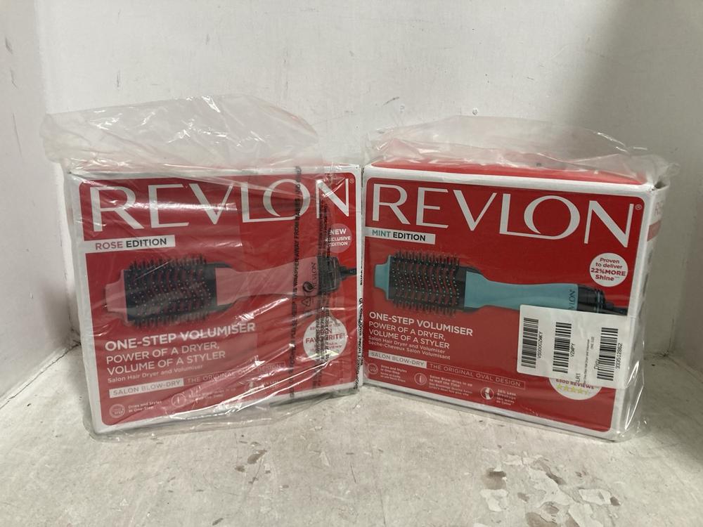 Lot 427  
            Chesterfield SR44 - Parcel Delivery Only 

                
2 X REVLON ONE STEP VOLUMISER HAIR STYLER (LOCATION: H1)