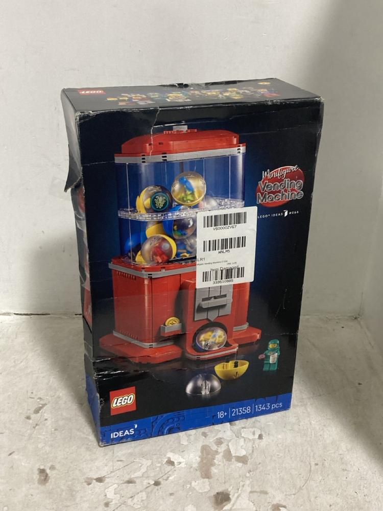 Lot 429  
            Chesterfield SR44 - Parcel Delivery Only 

                
LEGO VENDING MACHINE 21358 (LOCATION: H1)