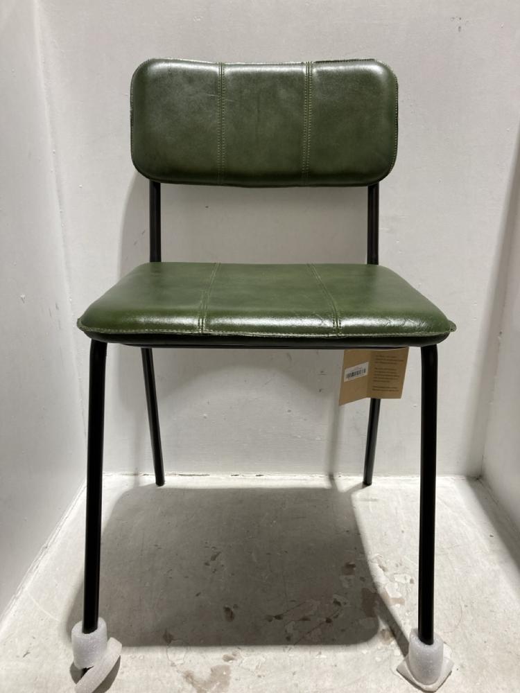 Lot 4  
            Chesterfield SR44 - Parcel Delivery Only 

                
NKUKU UKARI DINING CHAIR - RICH GREEN - ITEM NO. UC1201 - ORIGINAL RRP £240 (LOCA...