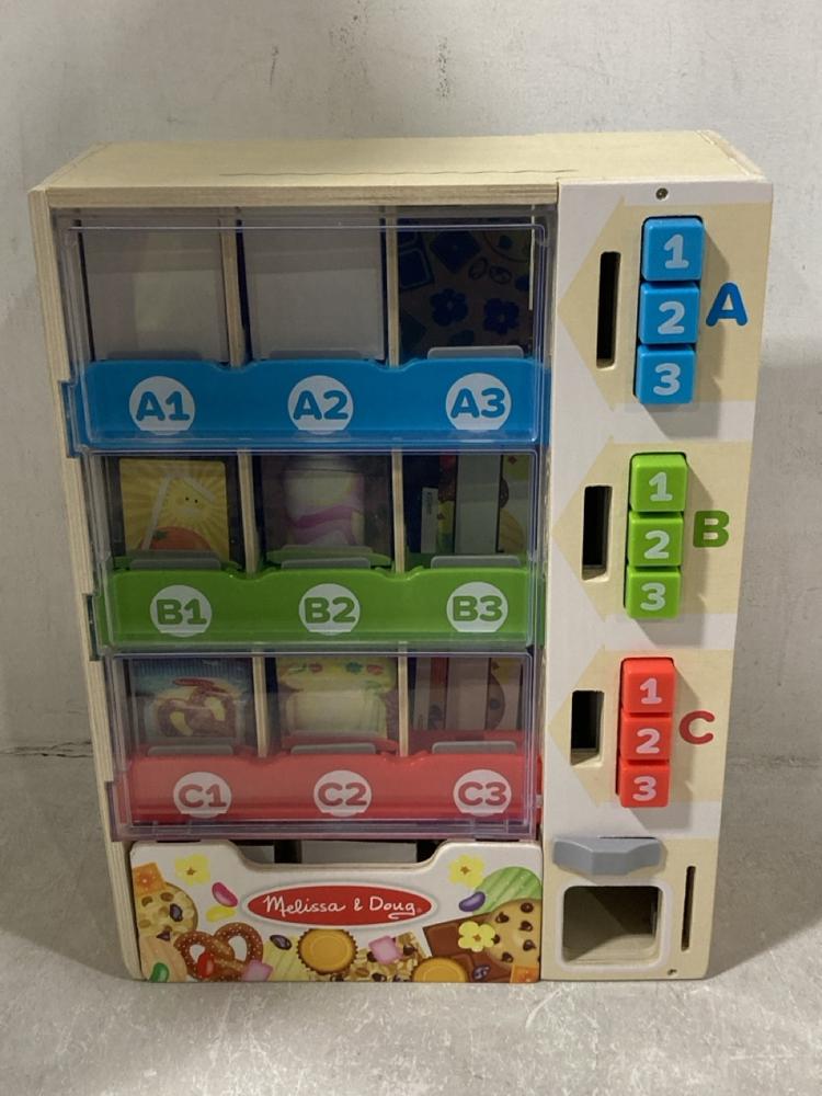 Lot 512  
            Chesterfield SR44 - Parcel Delivery Only 

                
MELISSA AND DOUG VENDING MACHINE PLAY SET (LOCATION: H2)