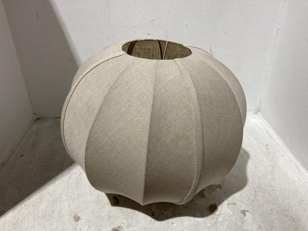 Lot 52  
            Chesterfield SR44 - Parcel Delivery Only 

                
NKUKU ORISA LINEN LAMPSHADE - OFF WHITE - ITEM NO. OL1501 - ORIGINAL RRP £135 (LO...