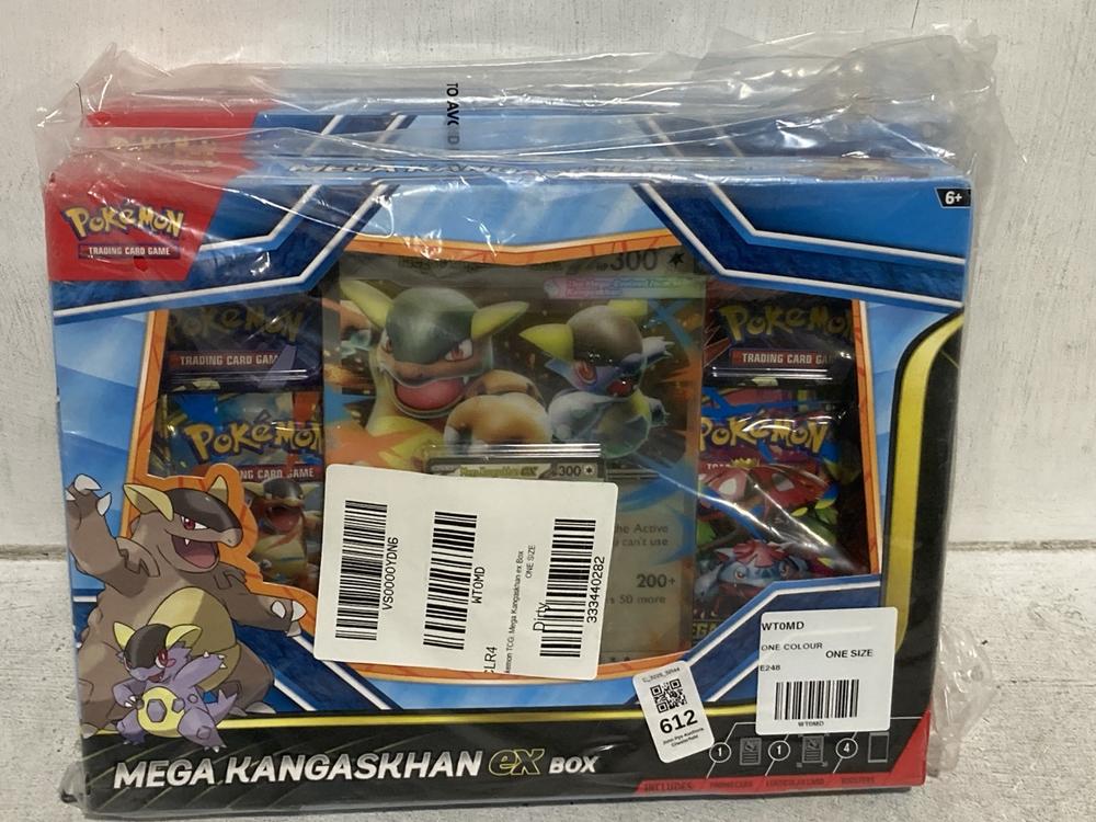 Lot 612  
            Chesterfield SR44 - Parcel Delivery Only 

                
2 X POKEMON MEGA KANGASKHAN EX BOX (LOCATION: H4)