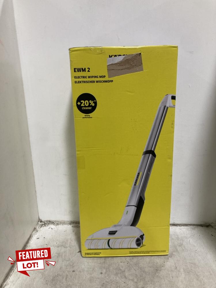 Lot 655  
            Chesterfield SR44 - Parcel Delivery Only 

                
KARCHER EWM 2 ELECTRIC WIPING MOP (LOCATION: H6)