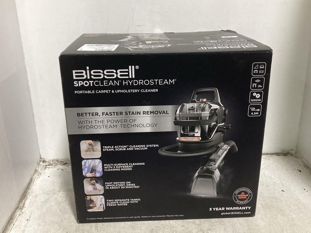 Lot 665  
            Chesterfield SR44 - Parcel Delivery Only 

                
BISSELL SPOTCLEAN HYDROSTEAM (LOCATION: H6)