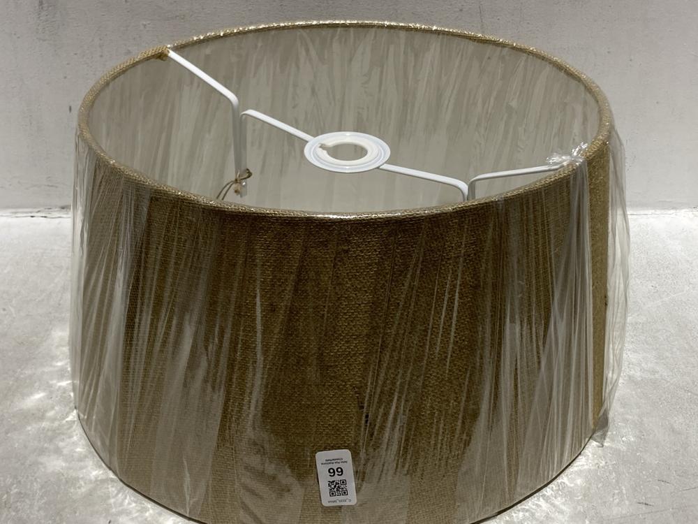 Lot 66  
            Chesterfield SR44 - Parcel Delivery Only 

                
2 X NKUKU LIGHT SHADES TO INCLUDE DIA JUTE LAMPSHADE (LOCATION: L8)