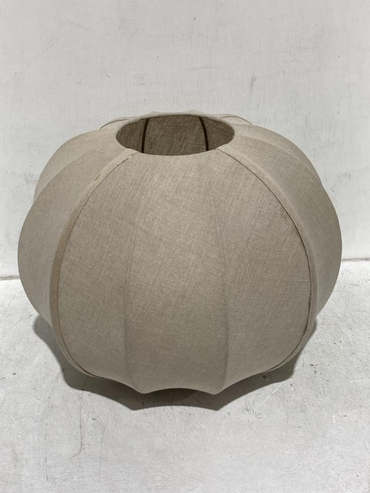 Lot 87  
            Chesterfield SR44 - Parcel Delivery Only 

                
NKUKU ORISA LINEN LAMPSHADE - OFF WHITE - ITEM NO. OL1501 - ORIGINAL RRP £135 (LO...