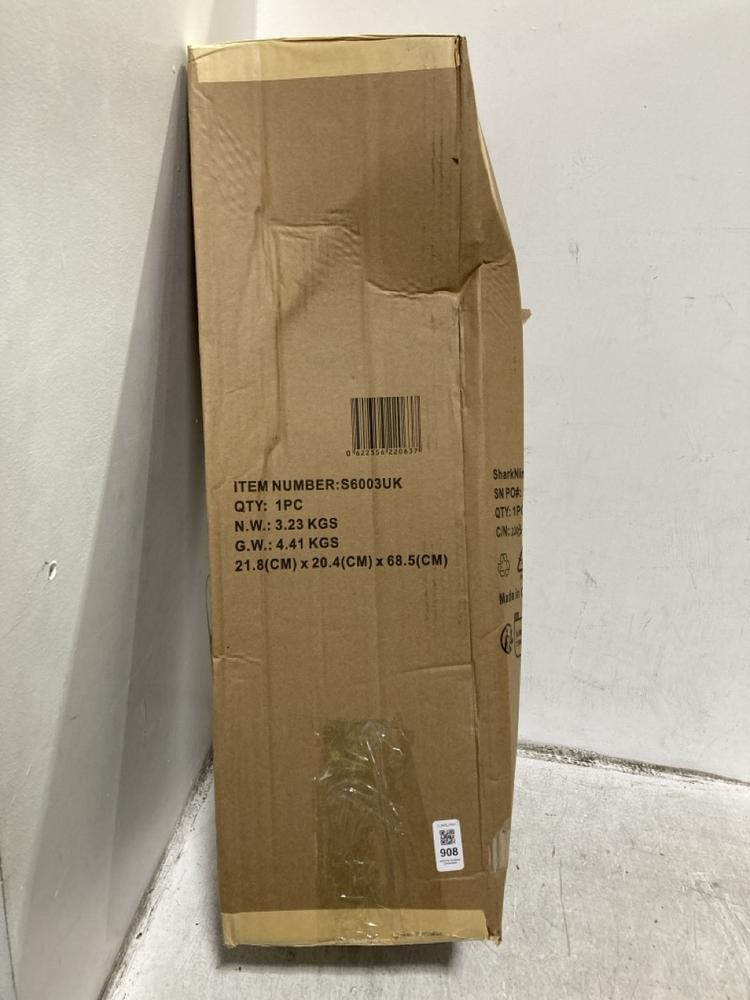 Lot 908  
            Chesterfield SR44 - Parcel Delivery Only 

                
SHARK STEAM MOP (LOCATION: I8)