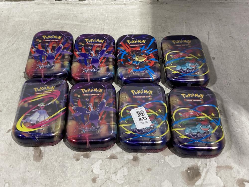 Lot 921  
            Chesterfield SR44 - Parcel Delivery Only 

                
8 X POKEMON TRADING CARDS SET (LOCATION: J1)