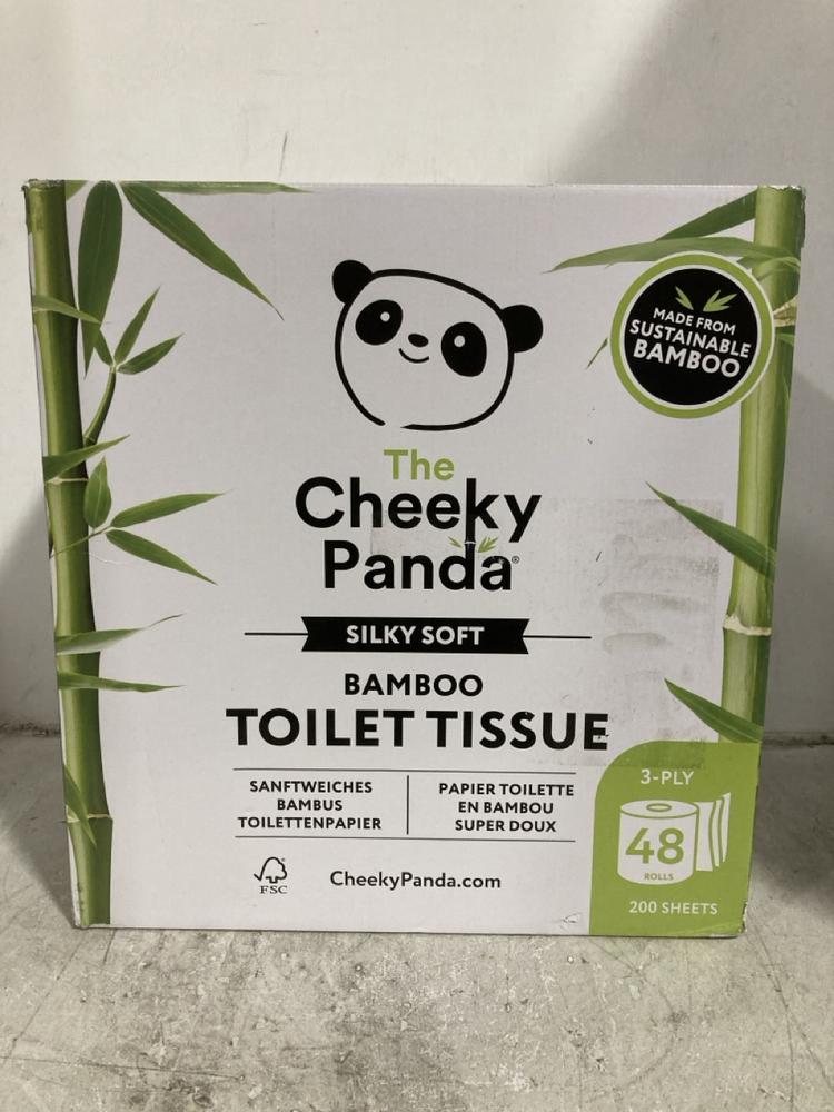 Lot 420  
            Chesterfield SR47 - Parcel Delivery Only 

                
THE CHEEKY PANDA SILKY BAMBOO TOILET TISSUE CASE OF 48. (LOCATION: F7)