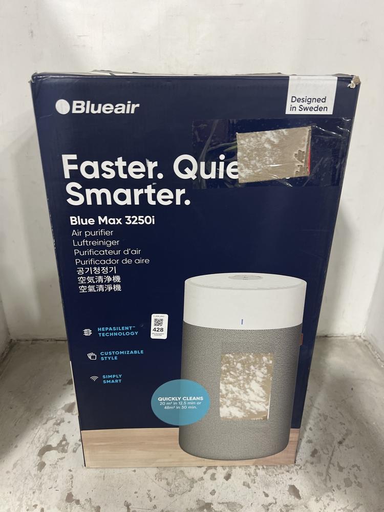 Lot 428  
            Chesterfield SR47 - Parcel Delivery Only 

                
BLUEAIR BLUE MAX 3250I AIR PURIFIER. (LOCATION: F8)