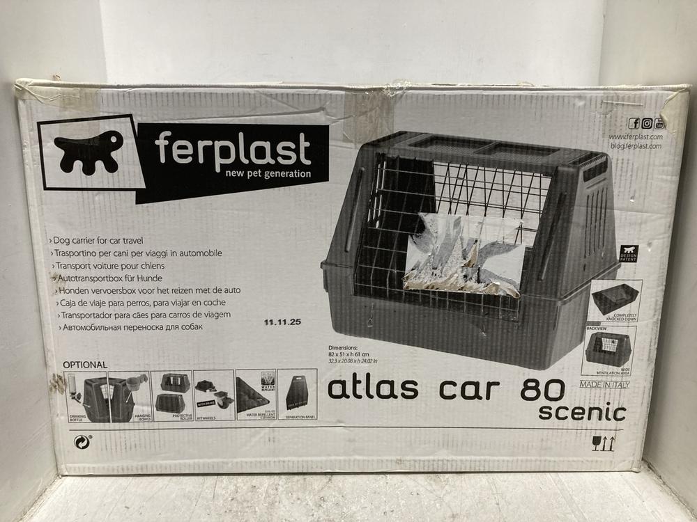 Lot 446  
            Chesterfield SR47 - Parcel Delivery Only 

                
FERPLAST ATLAS CAR 80 PET CAGE (LOCATION: F9)