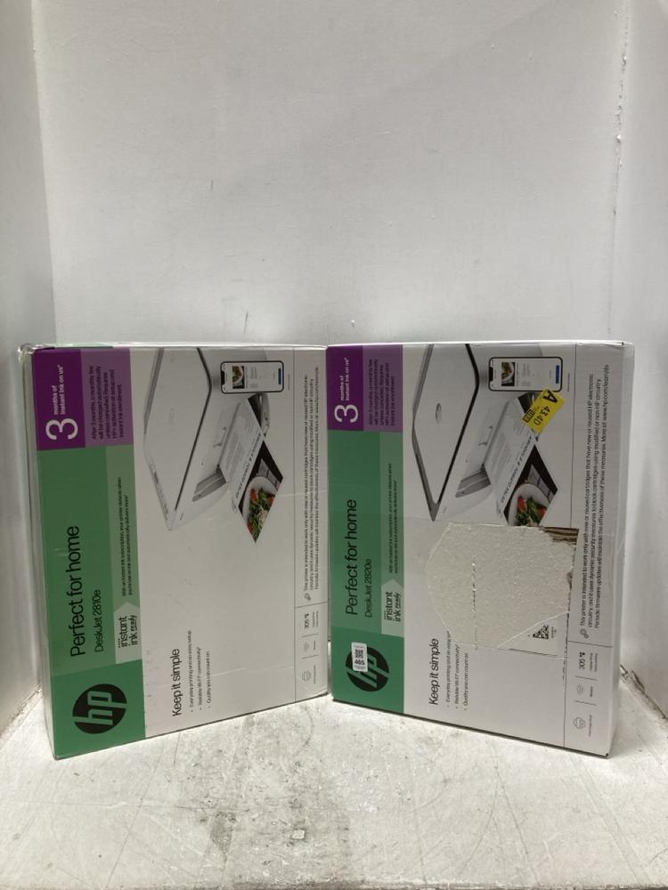 Lot 465  
            Chesterfield SR47 - Parcel Delivery Only 

                
HP DESKJET 2820E PRINTER TO INCLUDE HP DESKJET 2810E PRINTER (LOCATION: F9)