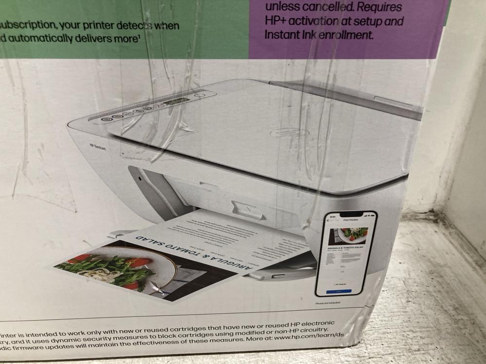 Lot 472  
            Chesterfield SR47 - Parcel Delivery Only 

                
2 X HP DESKJET 2810E PRINTERS TOTAL ORIGINAL RRP £100 (LOCATION: F10)