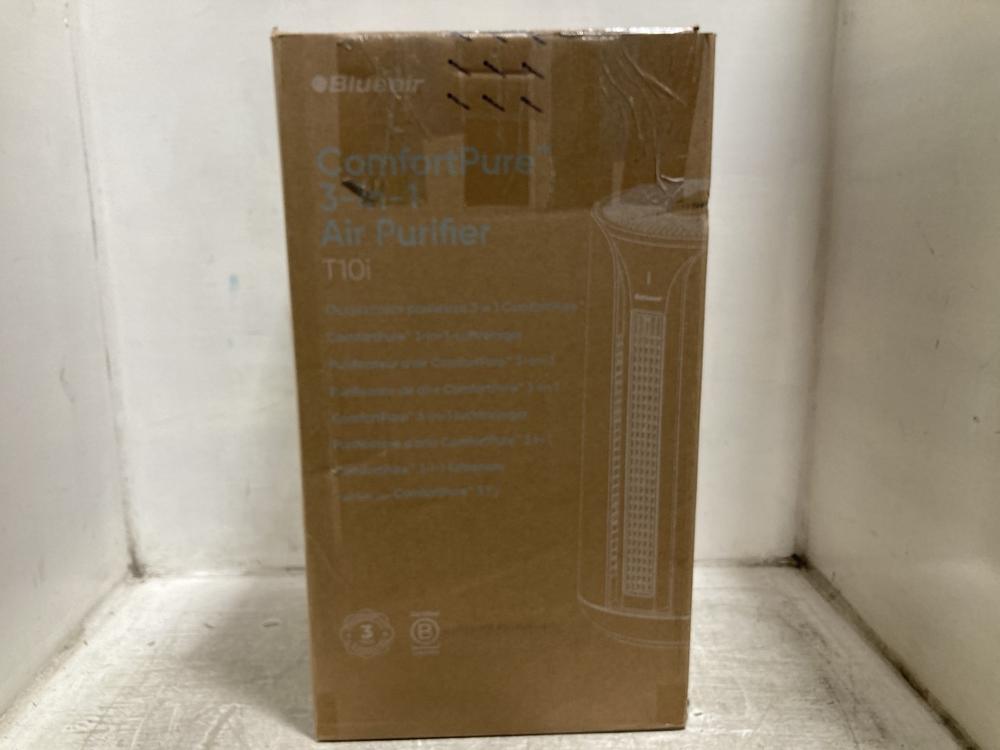 Lot 482  
            Chesterfield SR47 - Parcel Delivery Only 

                
BLUEAIR T10I COMFORTPURE 3 IN 1 AIR PURIFIER ORIGINAL RRP £399 (LOCATION: F10)