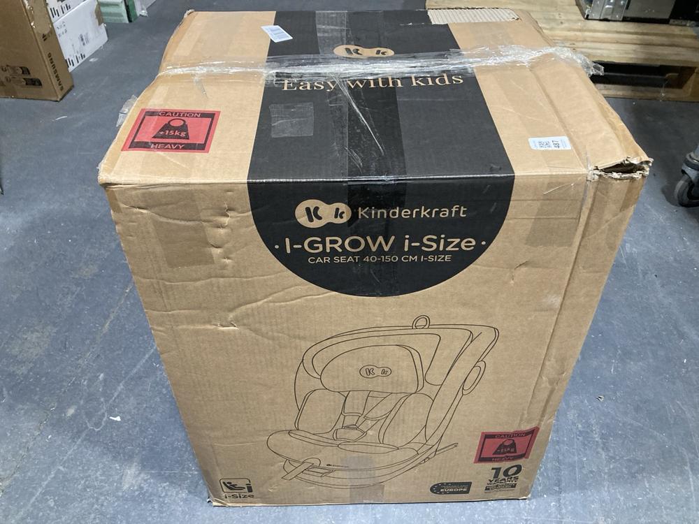 Lot 487  
            Chesterfield SR47 - Parcel Delivery Only 

                
KINDERKRAFT IGROW ISIZE CAR SEAT (LOCATION: F10)