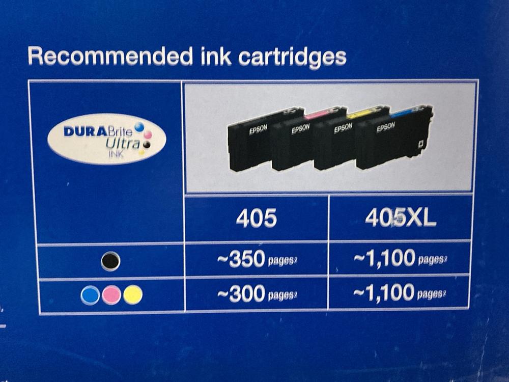 Lot 504  
            Chesterfield SR47 - Parcel Delivery Only 

                
EPSON WORKFORCE PRO WF-4820DWF MULTI FUNCTION PRINTER ORIGINAL RRP £121 (LOCATION...