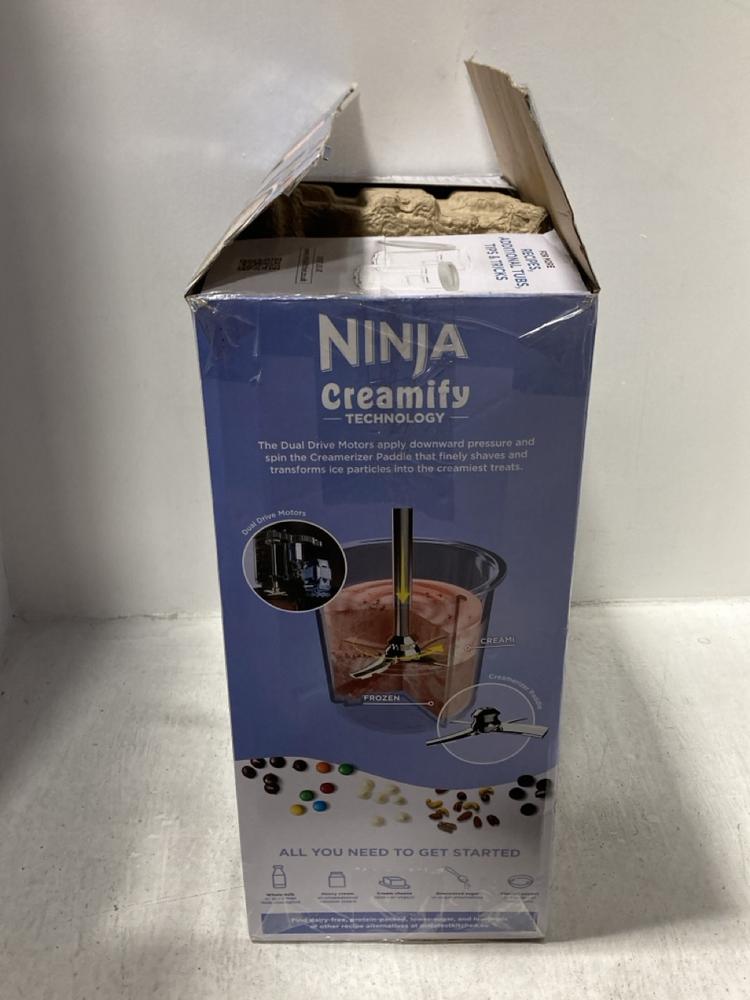 Lot 518  
            Chesterfield SR47 - Parcel Delivery Only 

                
NINJA CREAMI ICE CREAM & FROZEN DESSERT MAKER £190. (LOCATION: G2)