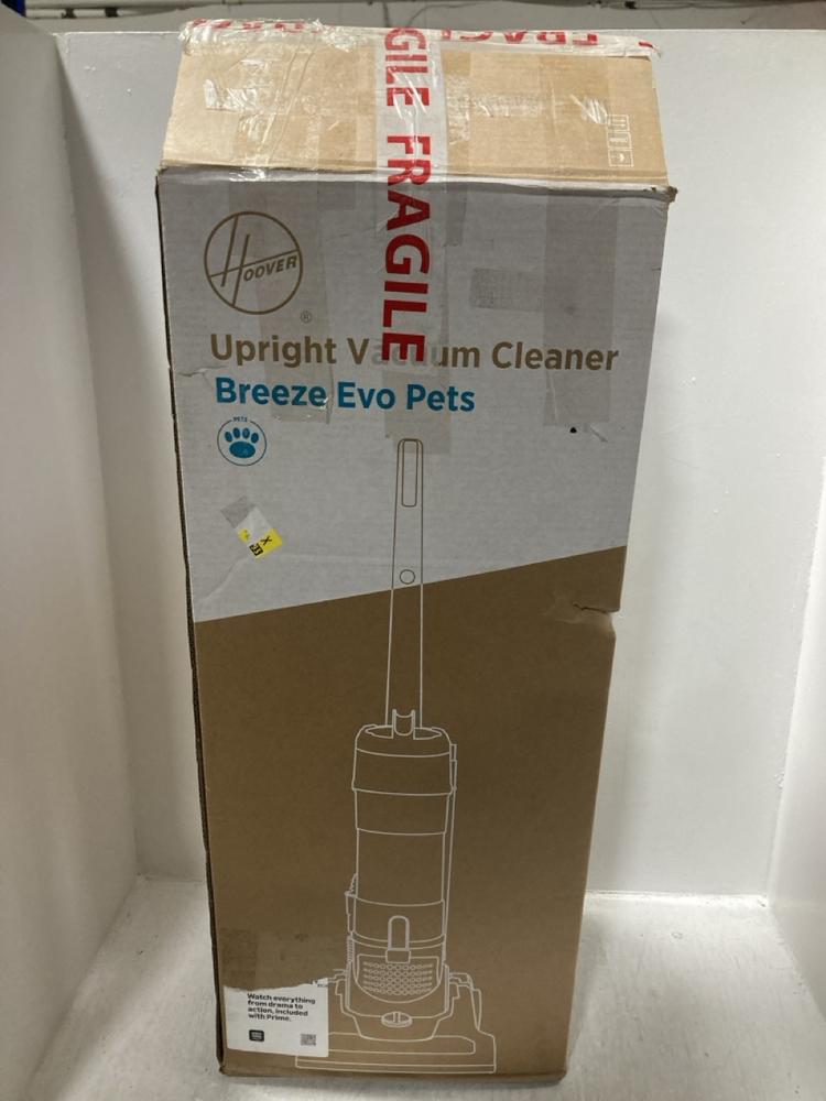 Lot 526  
            Chesterfield SR47 - Parcel Delivery Only 

                
HOOVER BREEZE EVO PETS UPRIGHT VACUUM CLEANER (LOCATION: G2)
