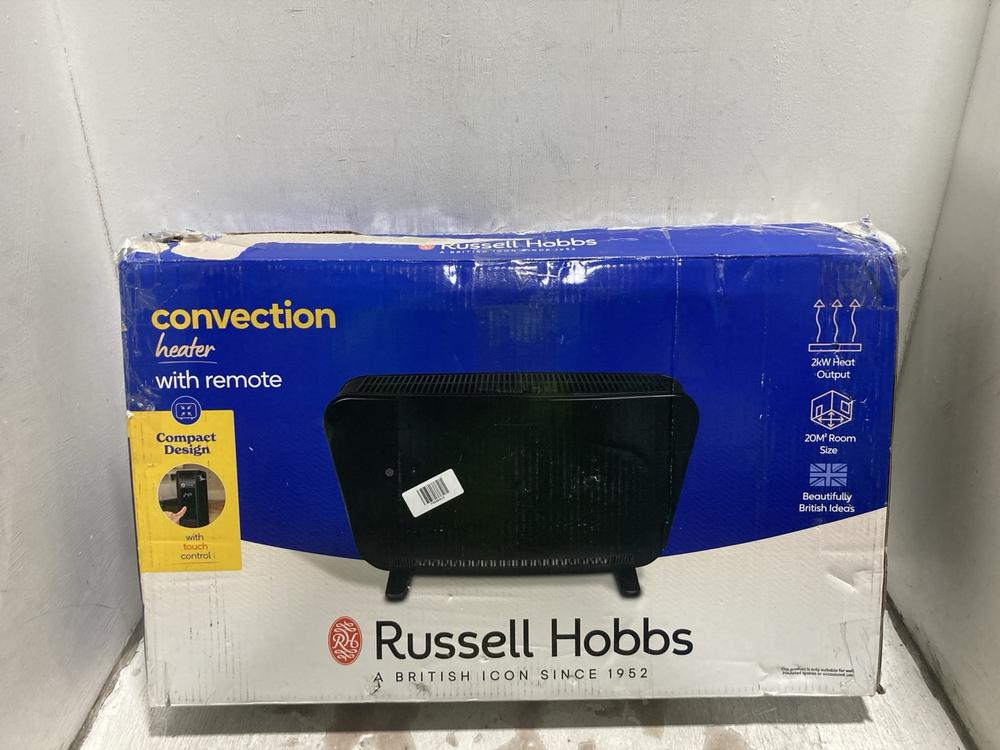 Lot 564  
            Chesterfield SR47 - Parcel Delivery Only 

                
RUSSELL HOBBS CONVECTION HEATER (LOCATION: G3)