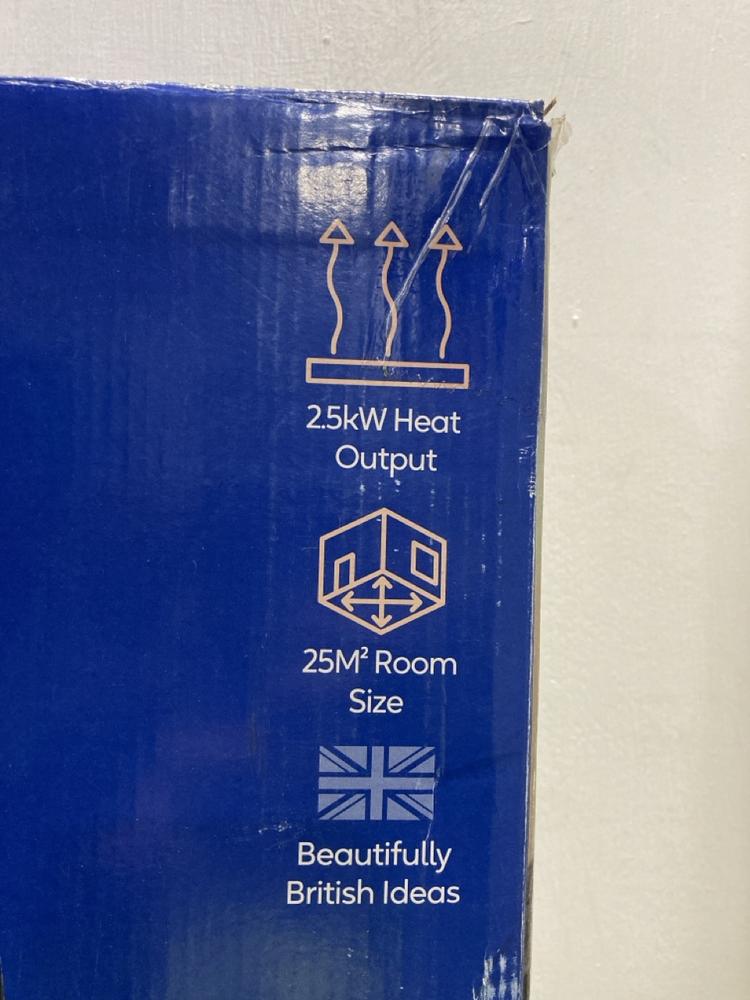 Lot 573  
            Chesterfield SR47 - Parcel Delivery Only 

                
RUSSELL HOBBS 11 FIN OIL FILLED RADIATOR. (LOCATION: G3)