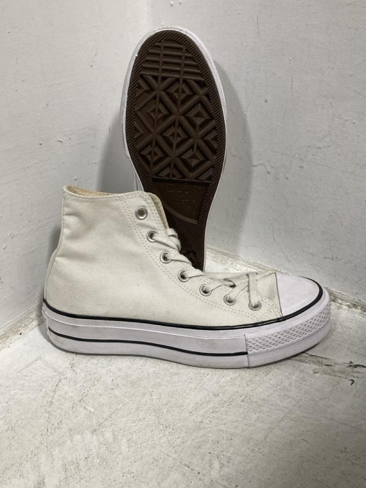 Lot 587  
            Chesterfield SR47 - Parcel Delivery Only 

                
6 X ASSORTED TRAINERS TO INCLUDE CONVERSE TRAINERS SIZES 4 AND 5 (LOCATION: G4)